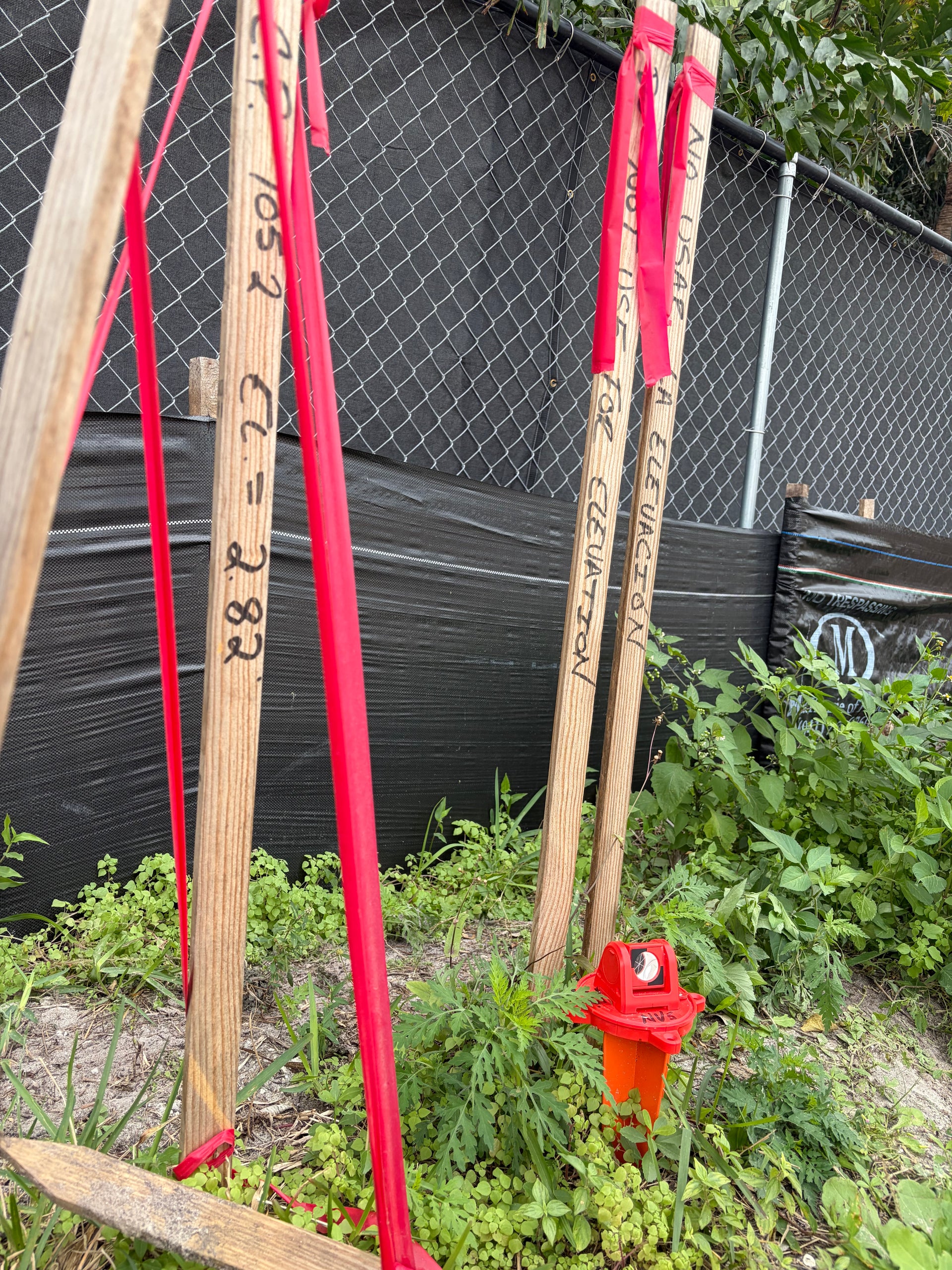 Ground Marker Spike with Fixed Point RSFP-X90, 470 mm | Durable Steel Survey Marker | Stable Installation | RSFP-X97-3