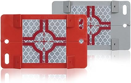 Carrier Plate with Reflective Target 60x60 mm – For Surveying and Construction