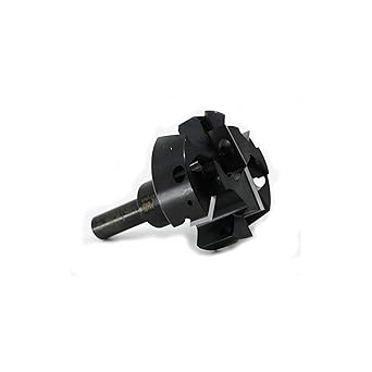 DB TRX Hard Metal Cylinder Head Drill Bit | Z=3+1 | Diameter 40–60 mm | Shaft 12 mm | Black | for TRX Tie Hole Repair Strips