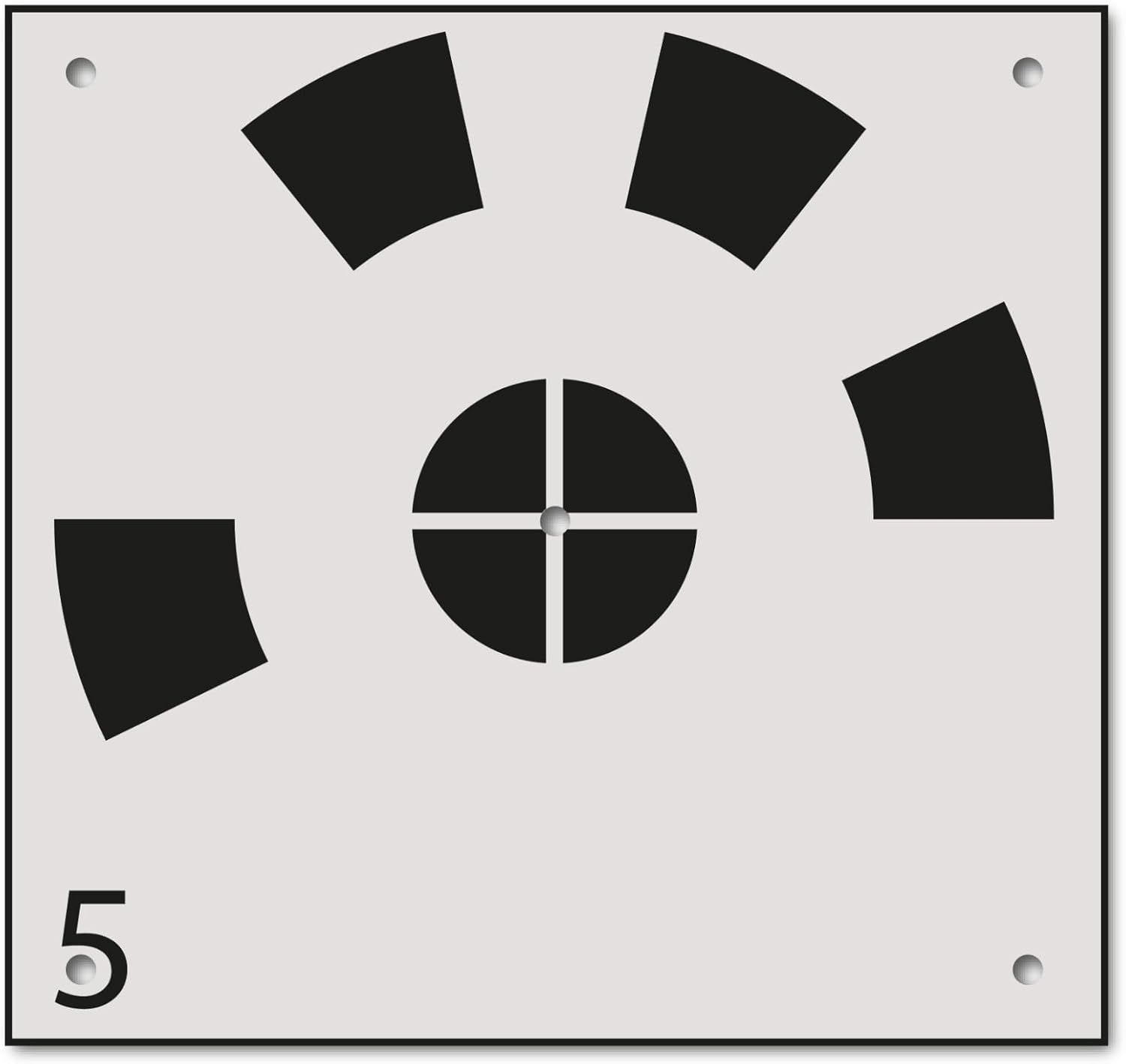 Ground Marker 350 x 350 mm – Durable Surface Marking Plate for Surveying and Construction | RSL570-10 | High-Visibility, Anti-Slip Design