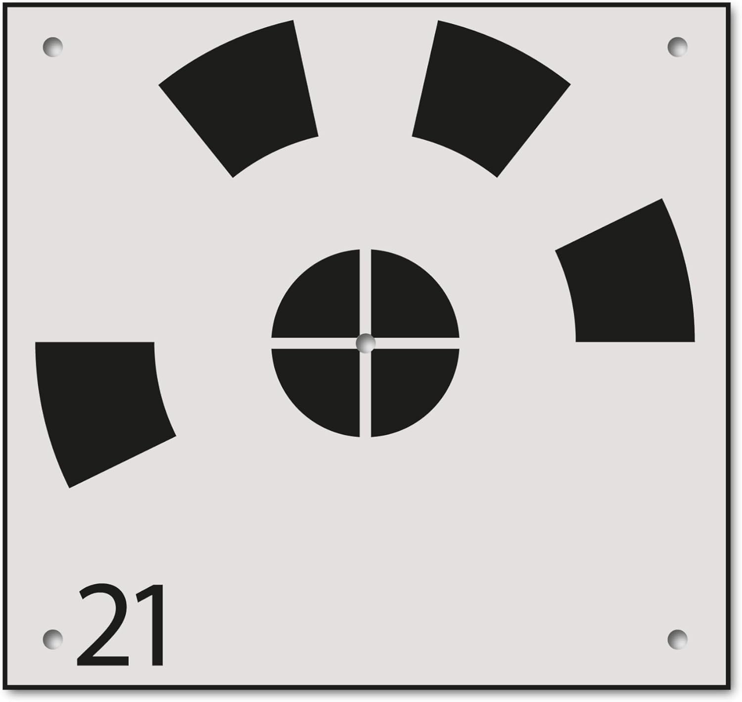 Ground Marker Plate 350x350 mm – Heavy-Duty Durable Surface Marker for Surveying and Construction | RSL570-30