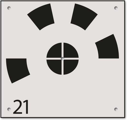 Ground Marker Plate 350x350 mm – Heavy-Duty Durable Surface Marker for Surveying and Construction | RSL570-30