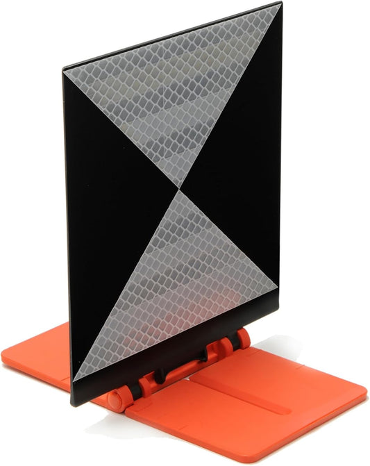 Foldable Laser Target Plate for Line Lasers – RSLT10 | Reflective Surface with Clear Markings | Enhances Laser Visibility | Compact & Portable | Ideal for Indoor & Outdoor Use