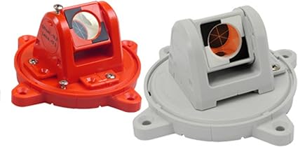 Mini Prism Ø 25.4 mm with Swivel & Tilt Function + Magnetic Base, Silver Coating – RSMP390M-S – For Surveying & Robotic Total Stations