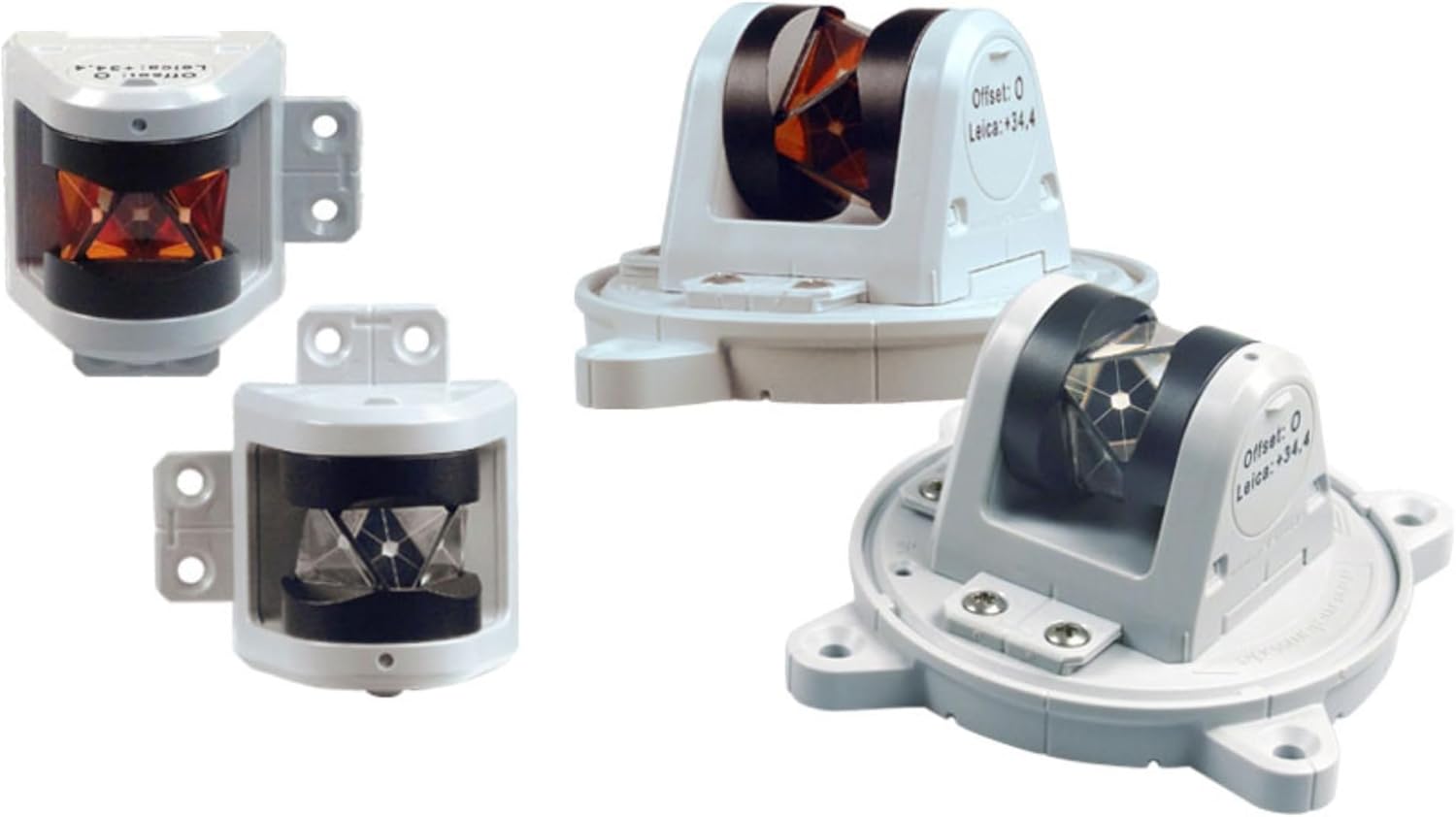 Mini Prism 220° with Silver Coating, Magnetic Base – Model RSMP490M-S – Durable Surveying Tool for Precise Measurements