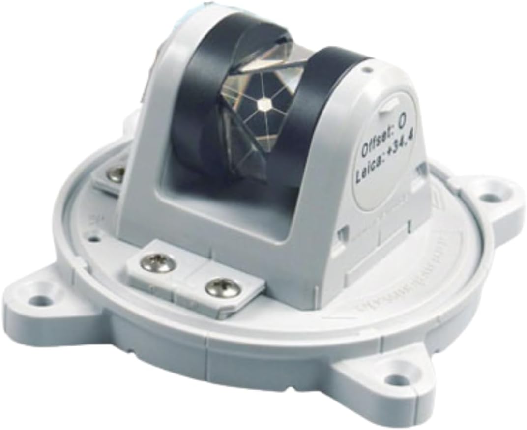 Mini Prism 220° with Silver Coating, RSMP480-S – High Precision Surveying Accessory, Durable, Compact, Ideal for Total Stations