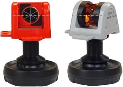 Mini Prism 220° with Silver Coating, Magnetic Mount, Tilting Axis Height 100 mm – RSMP495M-S | Compact & Durable for Precision Surveying