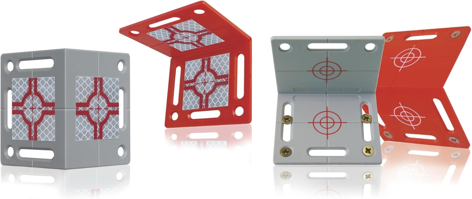 Smart Angle Targets with 4 Crosshairs – High-Precision Marking Targets – RS100