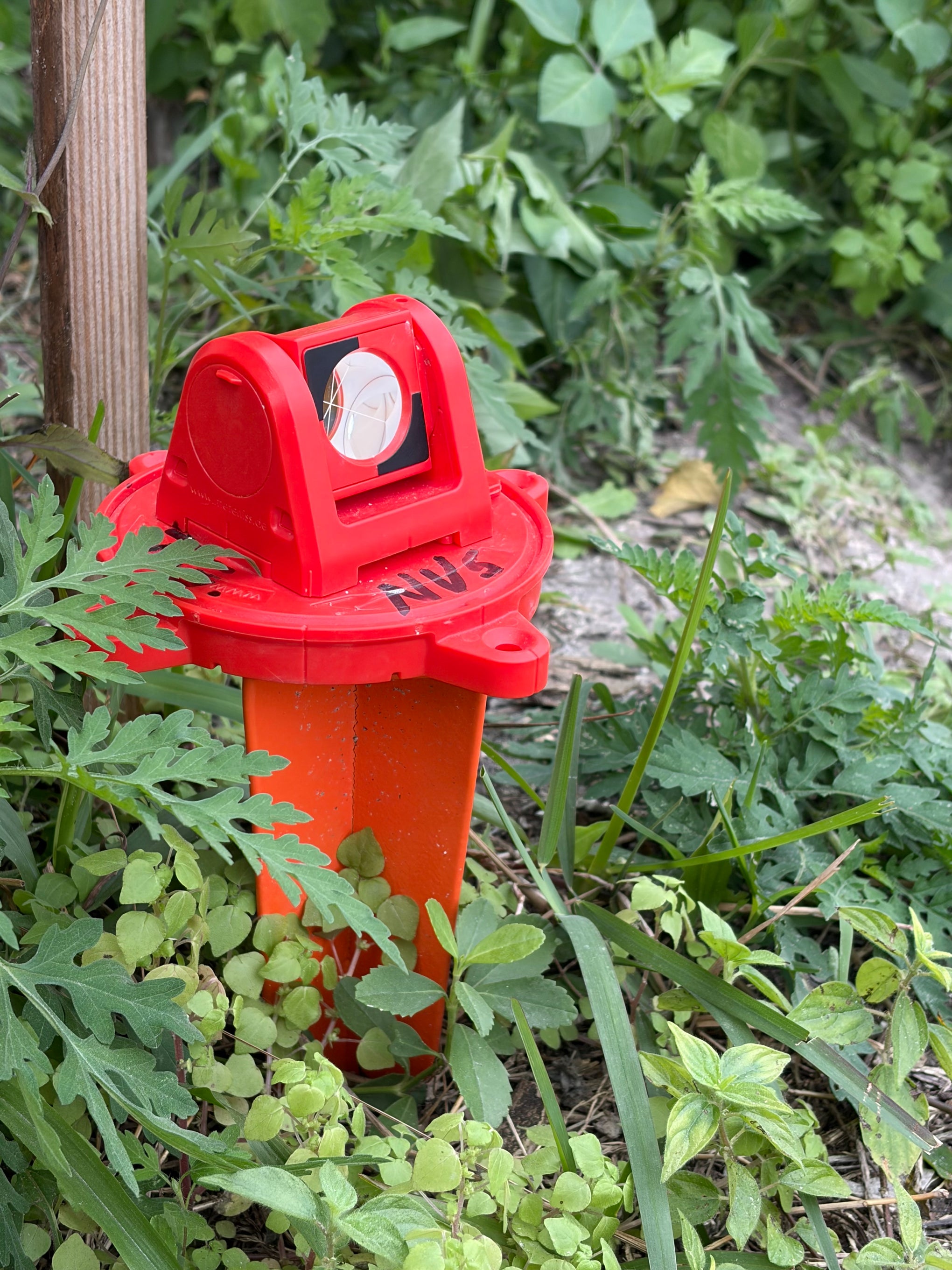 Ground Marker Spike with Fixed Point RSFP-X90, 470 mm | Durable Steel Survey Marker | Stable Installation | RSFP-X97-3