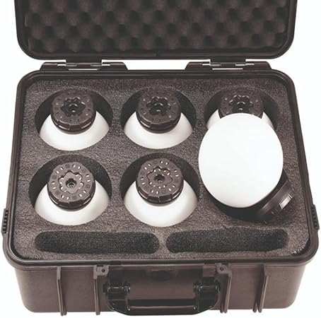 KS3-LB10M Black Suitcase with 6 Magnetic Scanner Spheres – Durable Protective Case for Precision Positioning & Scanning Tools