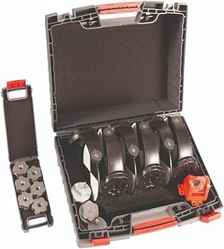 Laser Scanner Target Suitcase Set KS2-422M – Durable Dark Grey Case 390x310x200 mm for Precision Measurement Equipment