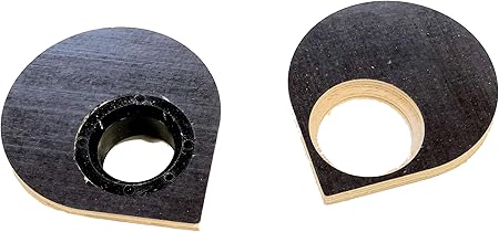 Emplica Plicafix Corner Repair Plug – 14x20x36 mm – Plastic or Phenolic Coated – 60x60x6 mm – with Tie Hole – Durable & Easy to Install Brown (100pcs)