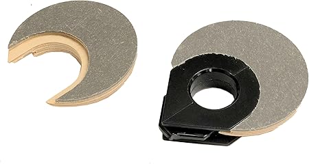 Emplica Plicafix Corner Repair Plug – 14x20x36 mm – Plastic or Phenolic Coated – 60x60x6 mm – with Tie Hole – Durable & Easy to Install Brown (100pcs)