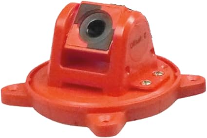 Fixed Point for GPS and GNSS Poles - Tilting Axis Height 45 mm - Red - RS090M