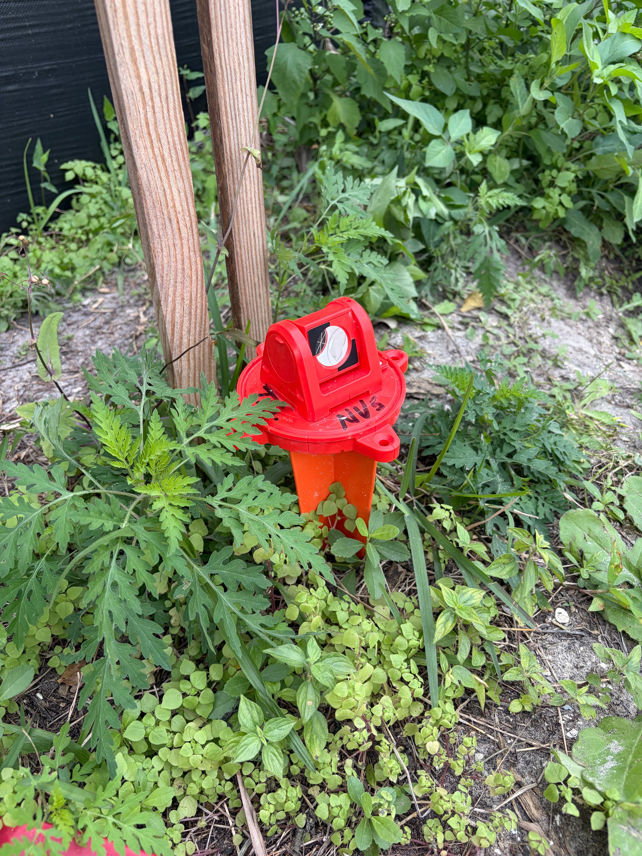 Ground Marker Spike with Fixed Point RSFP-X90, 470 mm | Durable Steel Survey Marker | Stable Installation | RSFP-X97-3