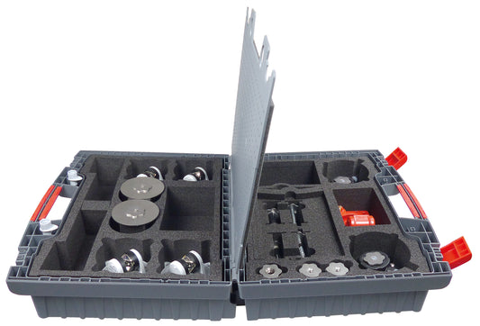220° Prism Suitcase Set, Dark Grey, Silver Coating, 500 x 420 x 225 mm – KS1-490M+S-2