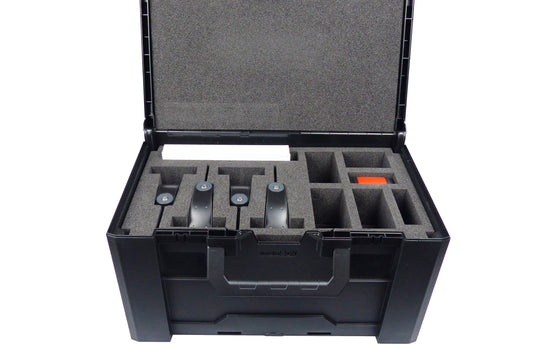 AprilTags Suitcase Set 1 – KS5-10 – Durable Black Carrying Case for AprilTags Scanner Accessories – Lightweight, Protective & Compact Storage Solution